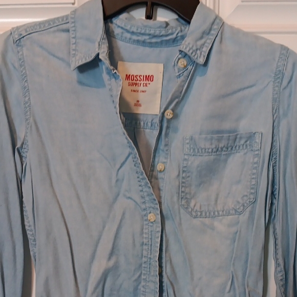 Mossimo Supply Co. Tops - Mossimo Supply Co. Light Blue Button-Up Shirt